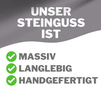 Vogeltränke Vogelbad Wasserstelle Vogelbecken GRAU Schildkröte schwimmend 4,6kg
