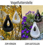 Vogelhaus Futterstelle Vogelfutterstelle – Pflanztopf Pflanzgefäß | Designed by Mimaro
