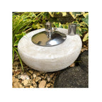 Gartenfackel Ölfackel Öllampe Garten Fackel Tischfackel Steinguss Edelstahl Ölbehälter 85ml, ca.2,7 kg schwer #1