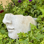 Pflanzkopf Pflanztopf Pflanzschale Blumentopf Übertopf Steinguss Kopf Büste
