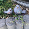 Vogel Spatz Vögel Vogelpaar Gartendekoration 2er