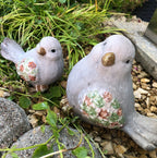 Vogel Spatz Vögel Vogelpaar Gartendekoration 2er