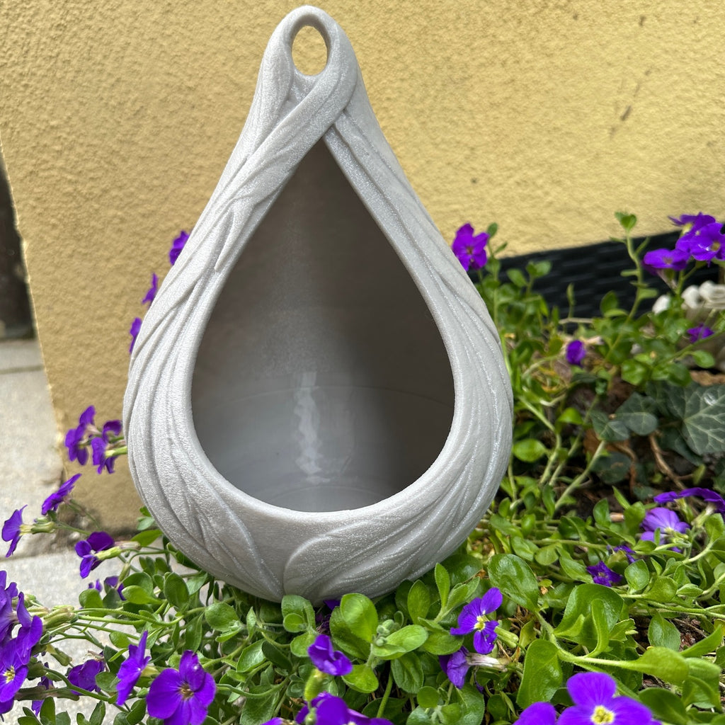 Vogelhaus Futterstelle & Nistkasten – Vogelfutterhaus hängend /stehend Urban Grey