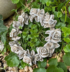 Grabschmuck Rosenblüten Rose Rosenkranz Grabdekoration wetterfest