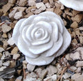 Stein Rose Rosenblüte Blüte Blumen Steinguss frostfest wetterfest Garten Deko 8cm