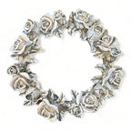Grabschmuck Rosenblüten Rose Rosenkranz Grabdekoration wetterfest