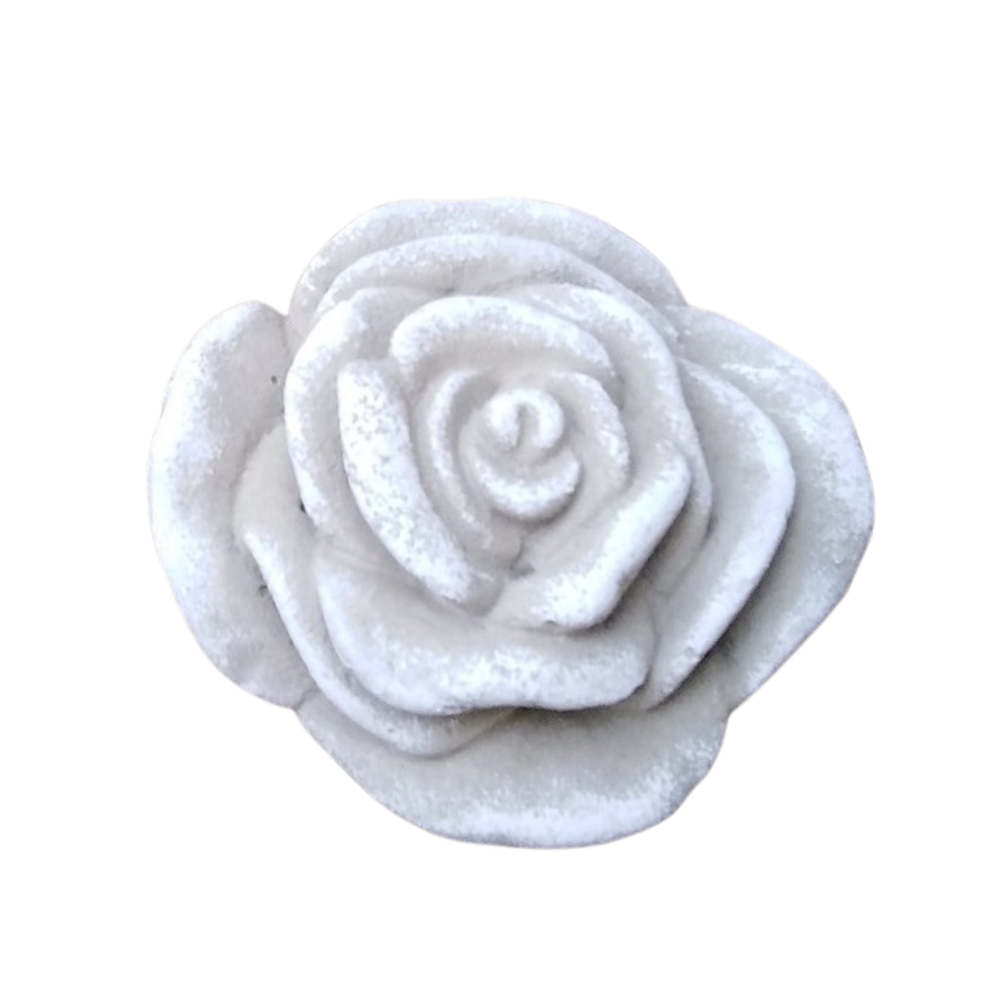 Stein Rose Rosenblüte Blüte Blumen Steinguss frostfest wetterfest Garten Deko 10cm